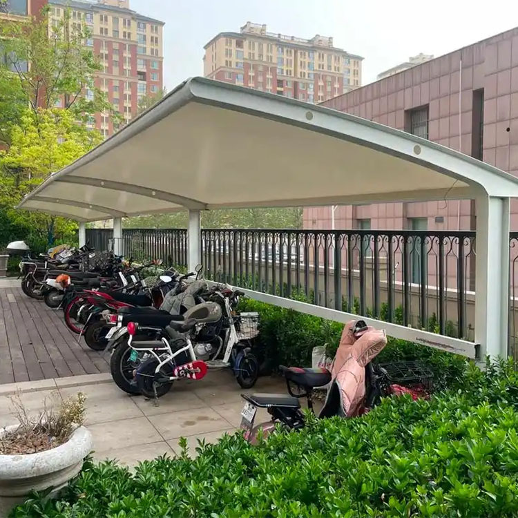 卓资县膜结构电动车棚